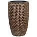 Set Di 2 Vasi Per Piante Cedrus Rattan Sintetico 37/45 Cm Marrone - Foto miniatura 4
