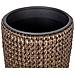 Set Di 2 Vasi Per Piante Cedrus Rattan Sintetico 37/45 Cm Marrone - Foto miniatura 5