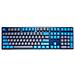 One 3 Daybreak Rgb Tastiera Usb Tedesco Nero, Blu, Verde - Foto miniatura 1