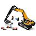 Gioco per Bambini Escavatore da cantiere giallo - Foto miniatura 1
