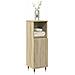 Armadietto Da Bagno Rovere Sonoma 30x30x100cm Legno Multistrato - Foto miniatura 1