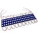 Modulo Led 12v 20 Strisce Per Insegne Tabelle Striscia Luce Blu - Foto miniatura 1