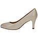 Cream Perlato Elegant Closed Formal Scarpe Eleganti Pelle Scarpe Donna Beige Eu 36, 9-22405-20-140 - Foto miniatura 3