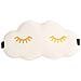Maschera Per Dormire 3d Cloud Con Ciglia Dorate Beige - Foto miniatura 1