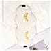 Maschera Per Dormire 3d Cloud Con Ciglia Dorate Beige - Foto miniatura 4