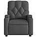 Poltrona Elettrica Reclinabile Grigio Scuro in Tessuto - Foto miniatura 9