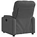 Poltrona Elettrica Reclinabile Grigio Scuro in Tessuto - Foto miniatura 5