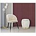 Pouf Mf358 - Beige - Legno - 43x43x43 Cm - Foto miniatura 7