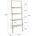 Libreria Multifunzionale Scaffale 65x39x169 Cm Hstr02-hg - Foto miniatura 2