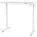 Scrivania con regolazione elettrica dell'altezza 140x70 ET119W-C bianco - Foto miniatura 8