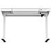 Scrivania con regolazione elettrica dell'altezza 140x70 ET119W-C bianco - Foto miniatura 2