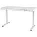 Scrivania con regolazione elettrica dell'altezza 140x70 ET119W-C bianco - Foto miniatura 1