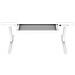 Scrivania con regolazione elettrica dell'altezza 140x70 ET119W-C bianco - Foto miniatura 10