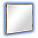 Specchio da bagno LED Rovere artigianale 40x8.5x37 cm Legno ingegnerizzato - Foto miniatura 1