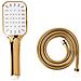 Kit Doccia Con Soffione E Flessibile Amaja Oro - Foto miniatura 3