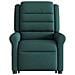 Poltrona Alzapersona Massaggiante Verde Scuro in Tessuto - Foto miniatura 5