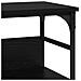 Tavolo consolle Rovere nero 100 x 32 x 75 cm Legno multistrato - Foto miniatura 8