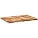 Piano Tavolo Rettangolare 100x70x4cm Legno Massello di Acacia - Foto miniatura 6