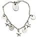 Set Di Stelle, Bracciale Con Ciondolo E Orecchini A Cerchio In Argento Placcato - Foto miniatura 2