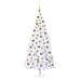 Albero di Natale artificiale Bianco 180 cm PVC e Acciaio - Foto miniatura 4