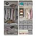 ORGANIZER X6 Set di contenitori in tessuto grigio salvaspazio x6 - Foto miniatura 8