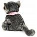 Peluche Gatto 25cm Realista Ultra Morbido In Materiale Riciclato Ecologico, Grigio - Foto miniatura 4