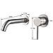 Rubinetto per lavabo da bagno, Blackswan, tipo M70, modello cromato, misura 20 cm - Foto miniatura 4