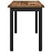 panchina Legno vecchio 80 x 35 x 45 cm Legno multistrato - Foto miniatura 6