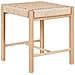 Sgabello Basso Abano-marrone-legno-42x42x46,5 Cm - Foto miniatura 1