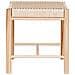 Sgabello Basso Abano-marrone-legno-42x42x46,5 Cm - Foto miniatura 3
