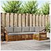 Set divani con cuscino 5 pcs Grigio Naturale e Chiaro - Foto miniatura 2