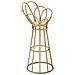 Porta-vaso Panama Tower In Ferro E Rattan Ø 28x62 Cm - Foto miniatura 1