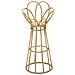 Porta-vaso Panama Tower In Ferro E Rattan Ø 28x62 Cm - Foto miniatura 2