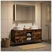 Set di mobili per il bagno 4 pcs Rovere Fumo - Foto miniatura 4