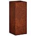 Vaso da giardino Ruggine 20 x 20 x 50 cm Acciaio Corten - Foto miniatura 1