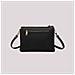 borsa a tracolla con fianchi effetto camoscio NERO - Foto miniatura 2