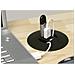 Hub USB 3 Porte + Audio da Scrivania Foro 6 cm Colore Nero - Foto miniatura 3