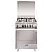 Cucina a Gas U664VI 4 Fuochi Dimensione 60 x 60 cm Colore Inox - Foto miniatura 1