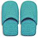 Set 2 pantofole donna azzurro. - Foto miniatura 1