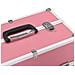 Valigia per Cosmetici 38x23x34 cm Rosa in Alluminio - Foto miniatura 2