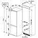 Frigorifero Combinato da Incasso CP177TNE Multiflow Classe E Capacità Netta 254 Litri - Foto miniatura 4