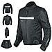 Giacca Moto Manica Staccabile Tessuto Protezioni Ce Sfoderabile Gilet Nero Xl - Foto miniatura 1