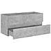Mobile Lavabo Grigio Cemento 100x38,5x45cm in Legno Multistrato - Foto miniatura 2