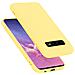 Custodia Compatibile Con Samsung Galaxy S10 In Liquid Giallo - Coperchio Protettivo In Silicone Tpu Flessibile - Foto miniatura 1