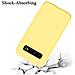 Custodia Compatibile Con Samsung Galaxy S10 In Liquid Giallo - Coperchio Protettivo In Silicone Tpu Flessibile - Foto miniatura 4