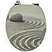 Sedile Wc Copri Vater Universale Frizionato Fantasia In Mdf Chiusura Rallentata *** Fantasia : Stone On Beach - Foto miniatura 2