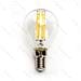 Lampadina Led Filamento G45 4w Attacco E14 470 Lumen 2700k Luce Calda D45h78mm Angolo 360 Gradi Equivale A 40w Ad Incadescenza - Foto miniatura 1