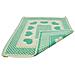 Tappeto Bagno Doccia Spugna Tappetino Assorbente Cotone Pelo Corto Mod. Love O.b 60x90 Verde Acqua - Foto miniatura 2