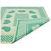Tappeto Bagno Doccia Spugna Tappetino Assorbente Cotone Pelo Corto Mod. Love O.b 60x90 Verde Acqua - Foto miniatura 3