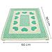 Tappeto Bagno Doccia Spugna Tappetino Assorbente Cotone Pelo Corto Mod. Love O.b 60x90 Verde Acqua - Foto miniatura 4